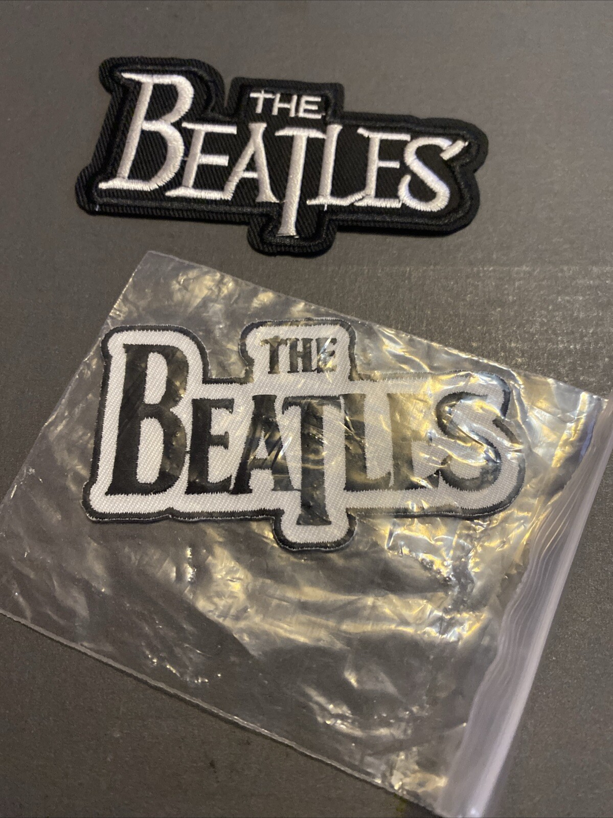 Lot Of 2 Different BEATLES  Iron On Patches