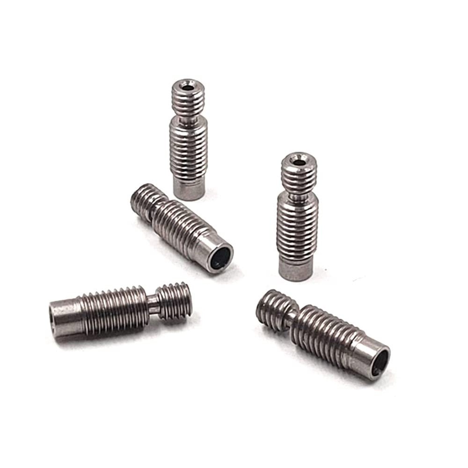 All-Metal Heatbreak Throat for V6 RepRap 3D Printer Hotend 1.75mm (Pack of 5p...