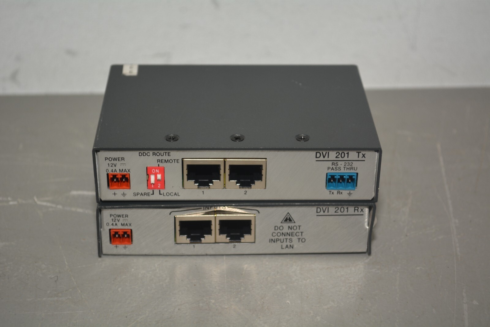 ^ Extron DVI 201 TX / RX Transmitter/Receiver #X1290