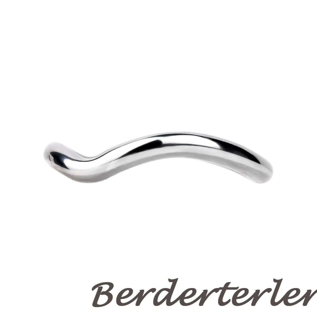Chrome Golden Metal Rings Delay Ejaculation Curved Rings for Men Ball Stretcher