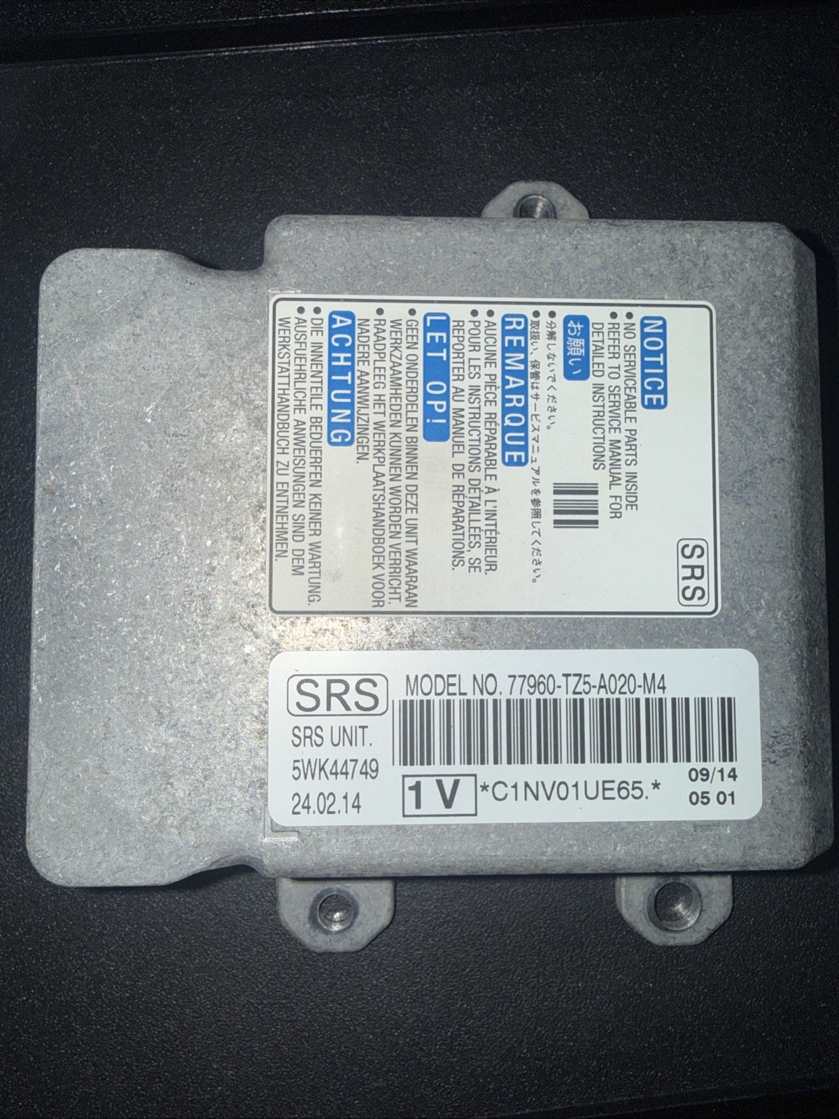 Bag Control Module Fits 14-16 ACURA MDX 77960-TZ5-A020-M4 ✅NO CRASH✅