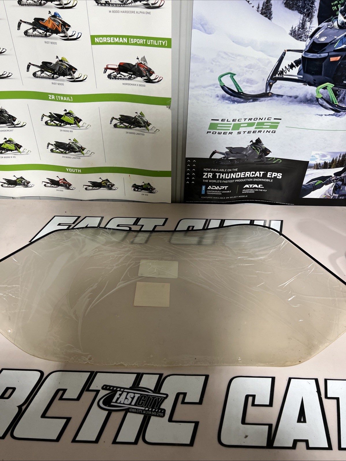 Sno Stuff Replacement Windshield 15" Clear #450-611 for Yamaha NOS