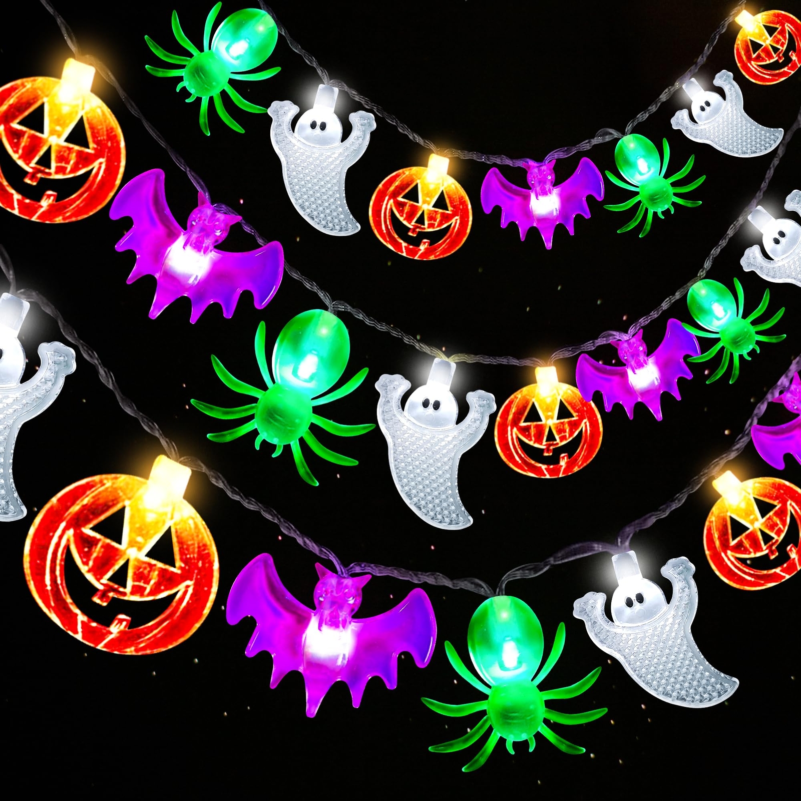 20Ft Halloween String Lights for Home Door Window Porch Party Decor