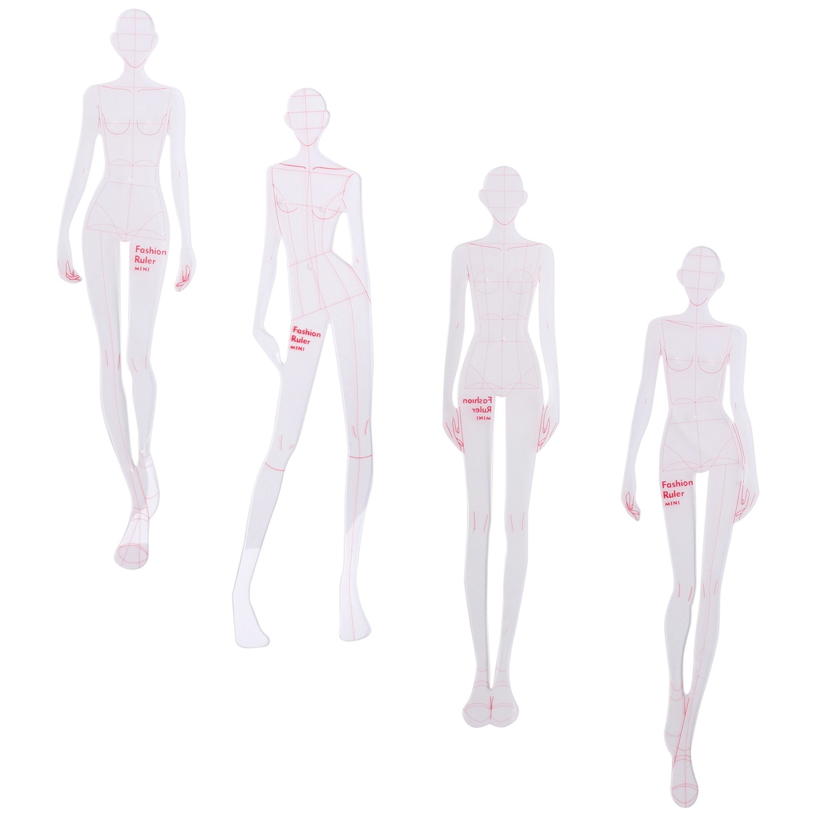 Fashion Illustration Rulers Sketching Templates Ruler Sewing Humanoid1228