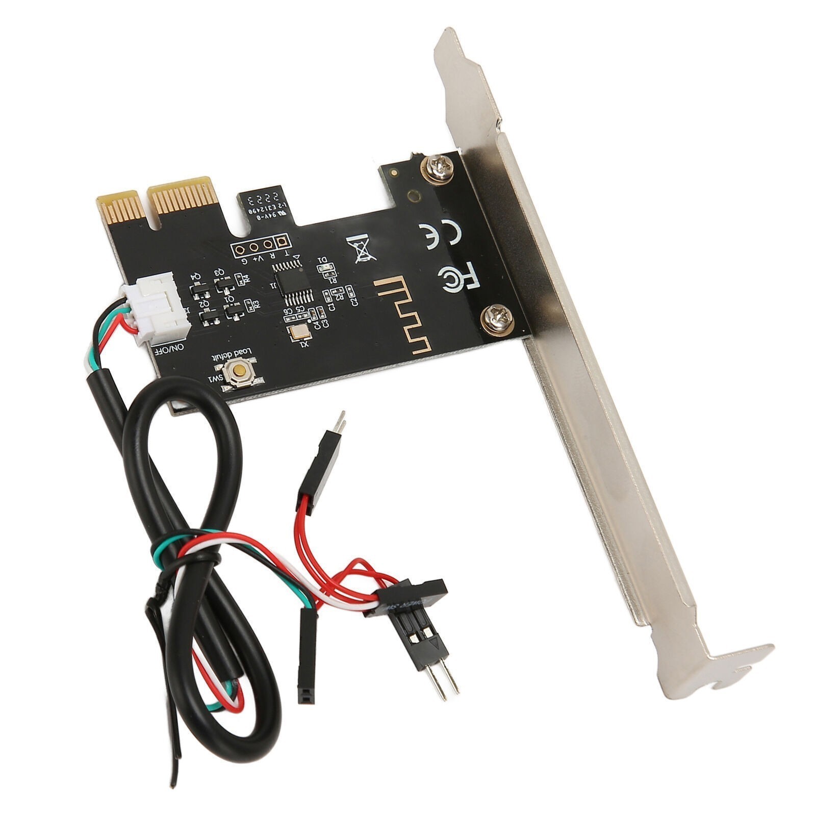Computer Power Reset Switch PCIE Card Precise Control Thickened Gold Pin APP