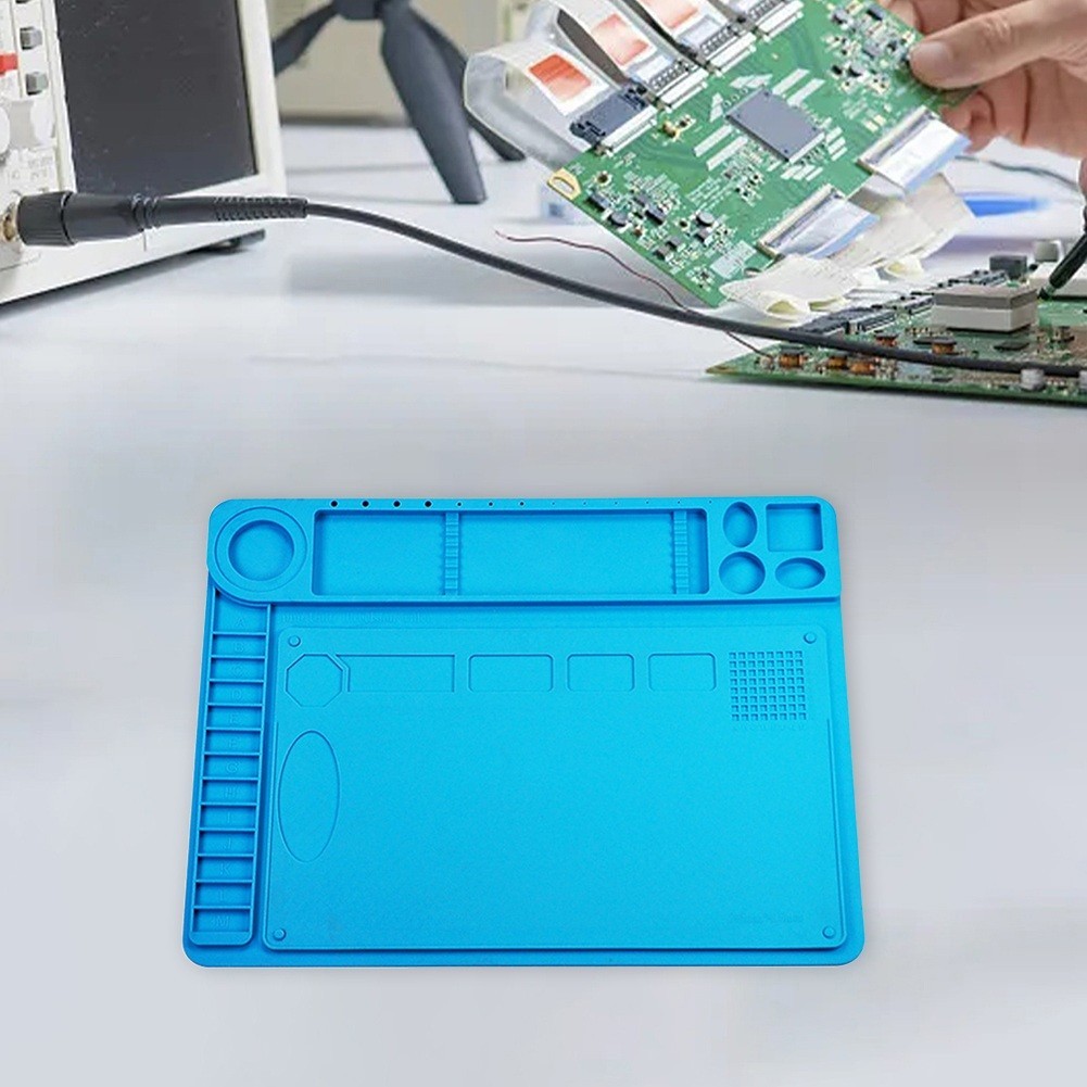 TE-601 480x360mm Silicone Soldering Mat for Soldering Station and Device Repair