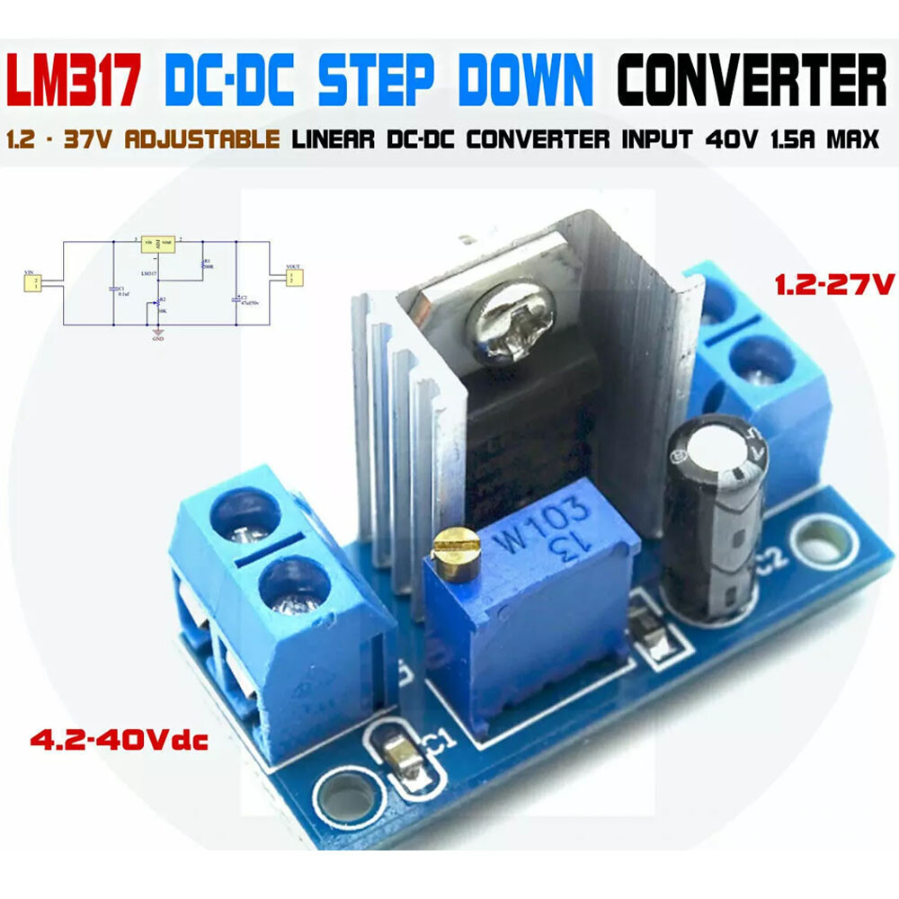 20x LM317 DC-DC Converters Adjustable Linear Regulators Step Down Circuit Board