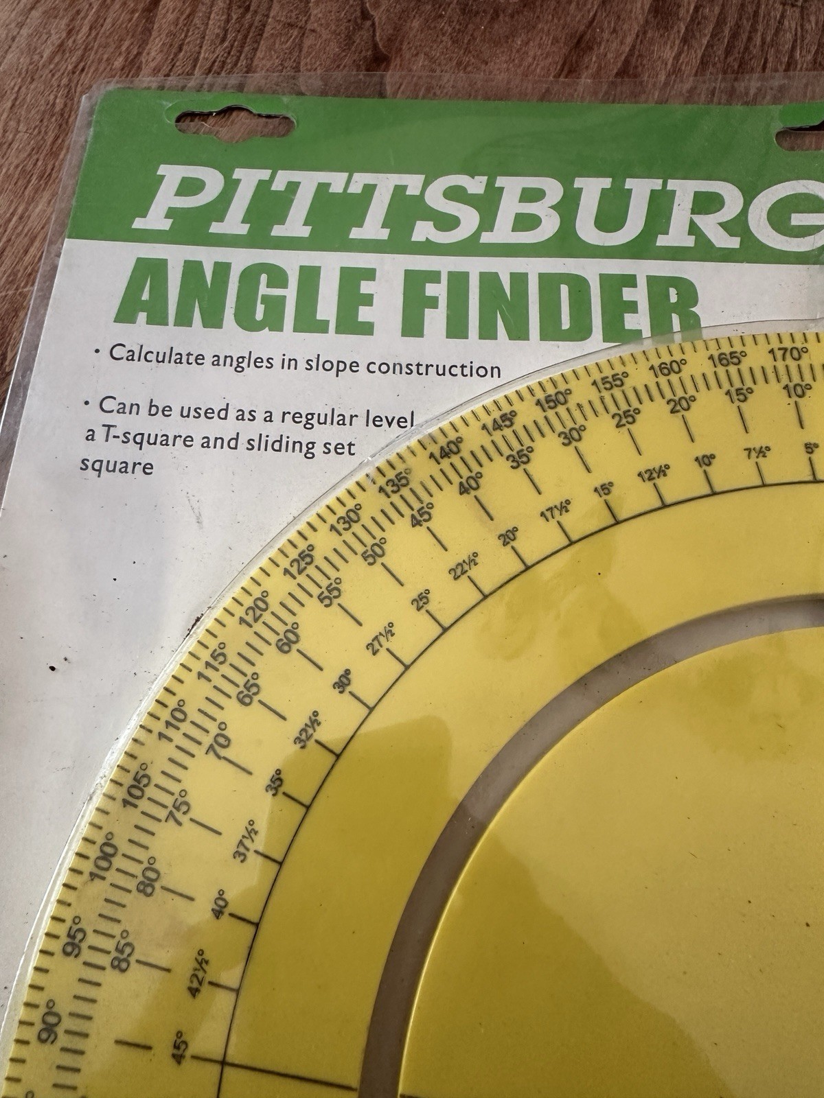 PItsburgh Angle Finder 3 in 1 Protractor Level T-Square Sliding Set Square