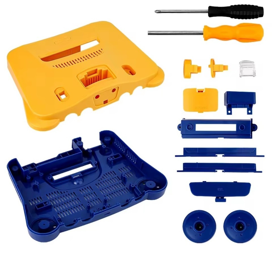 New Limited Edition Ice Blue Replacement Shell for Nintendo 64 (N64)