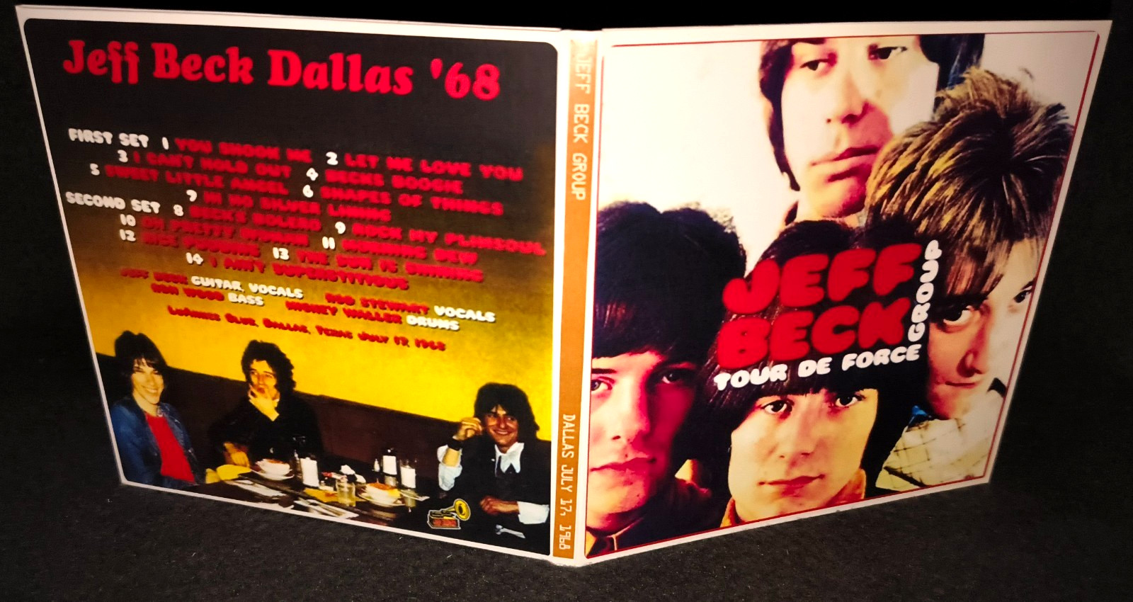 Jeff Beck Group Dallas 1968 Gate Fold CD package NEW