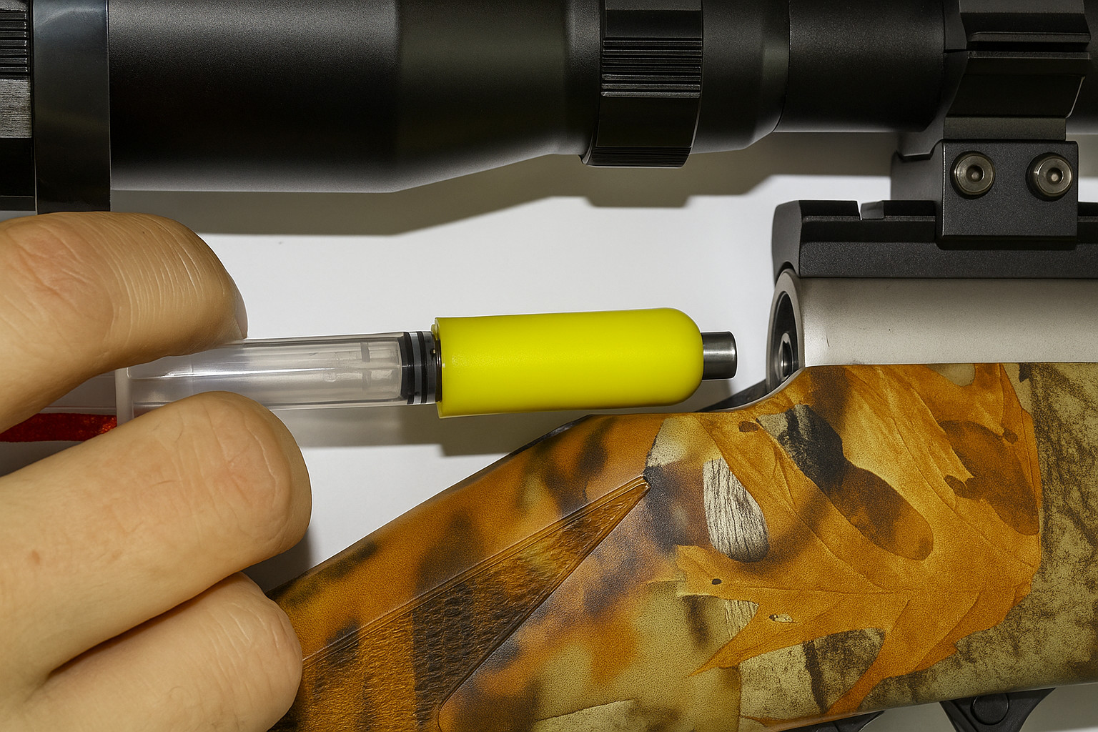 Inline Muzzleloader -- Syringe Style -- 209 Primer Capper Injector -- Clear