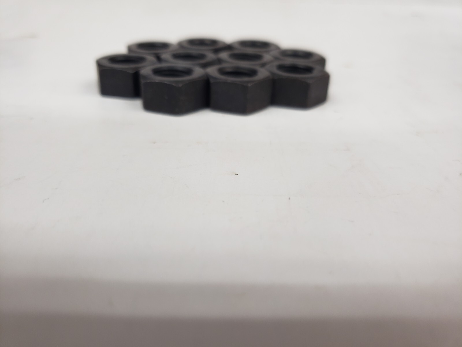Pk/10 McMaster 934 M12 x 1.75 Coarse Thread Hex Nut Class 12 Hex Nut Black Oxide