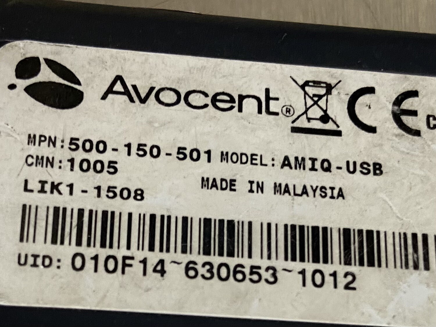 Avocent AMIQ-USB USB AMX KVM Switch Module Lot Of 2 For This Price !