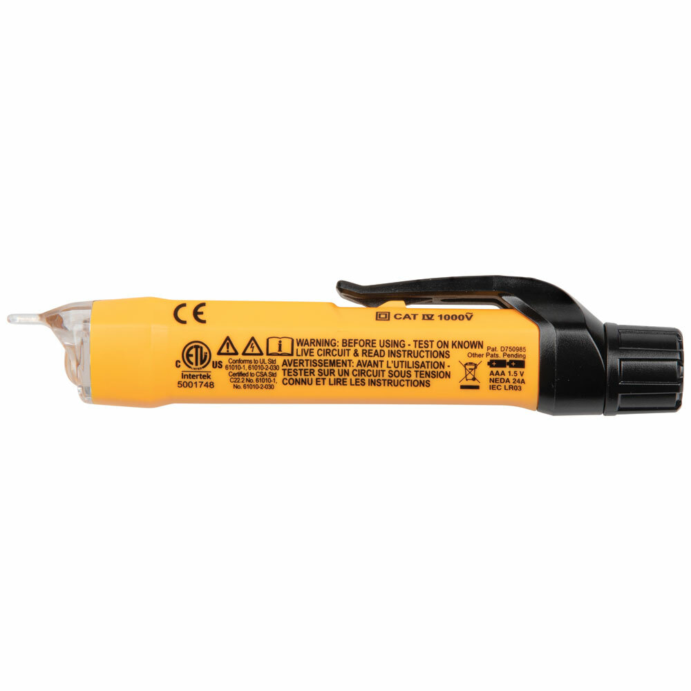Klein Tools NCVT-3P Dual Range Non-Contact Voltage Tester with Flashlight, 12 -