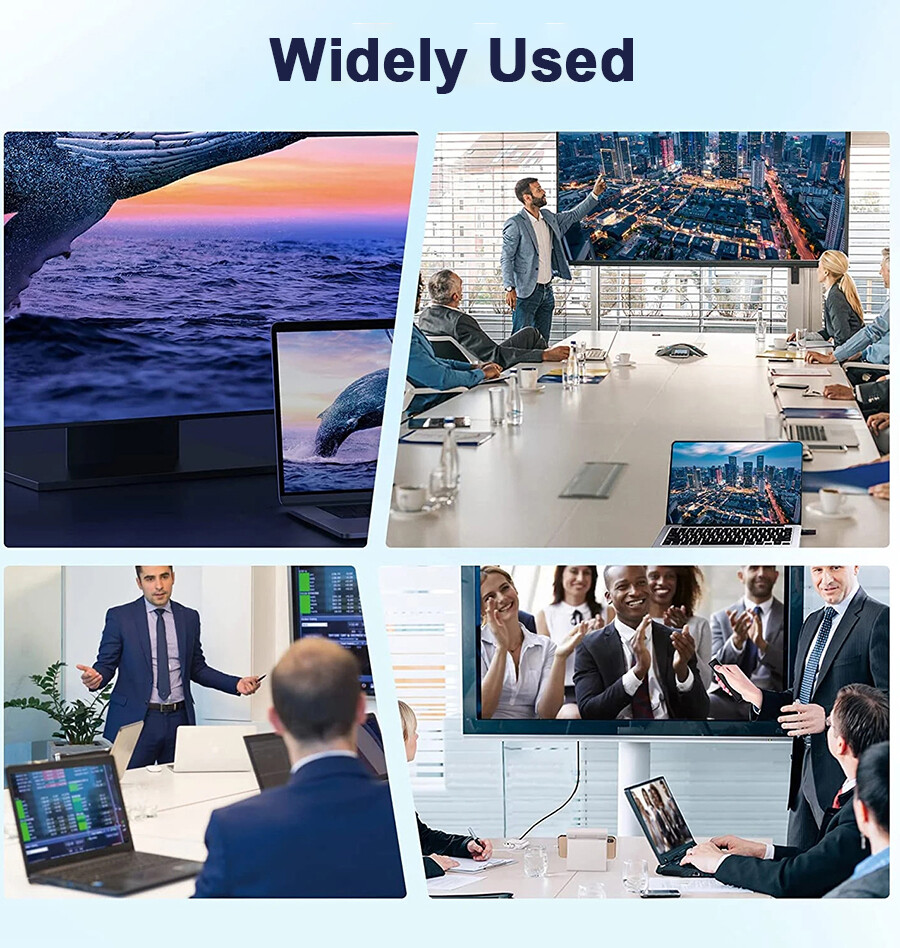 30m Wireless Transmit Display Cable USB HDMI Extender Video Transmitter Receiver