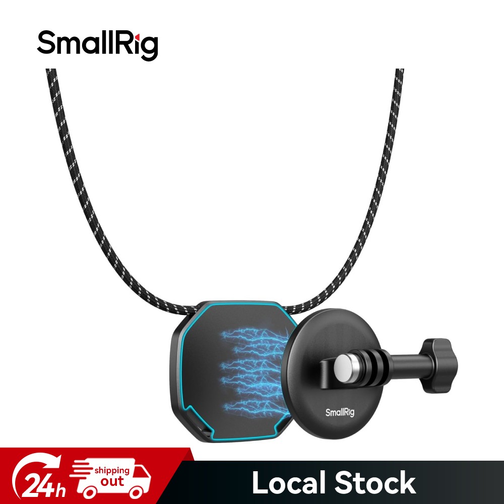 SmallRig Magnetic Neck Mount for Action Cameras Quick Release Neck Support