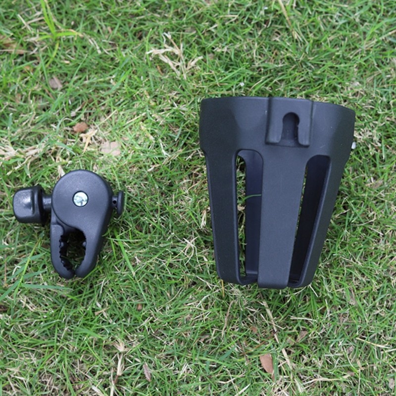 Secure Grip Cup Cage 360 Swivel Mount For Strollers Handlebar Wheelchair Frame