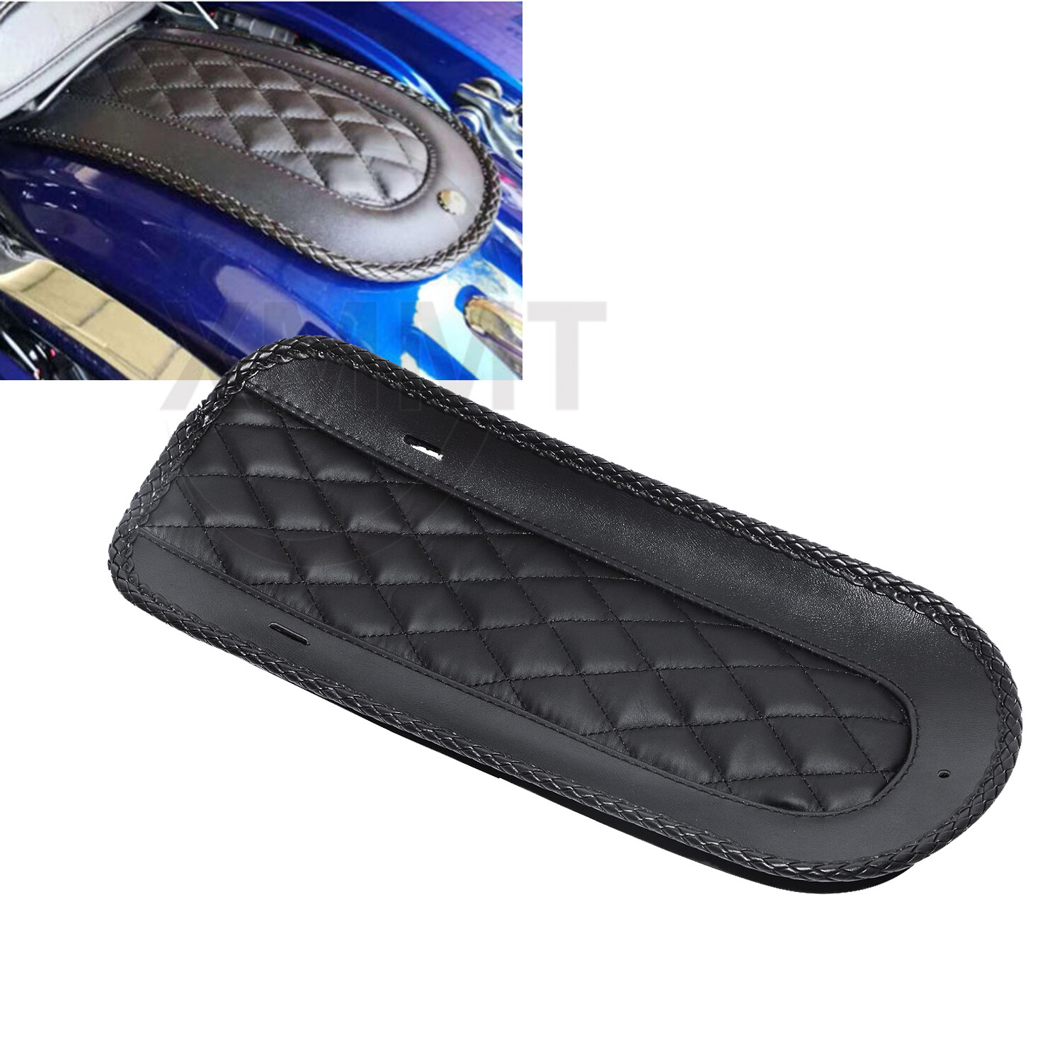 Vinyl Rear Fender Bib Cover Solo Seat for Harley Touring Road Street Glide 08-21