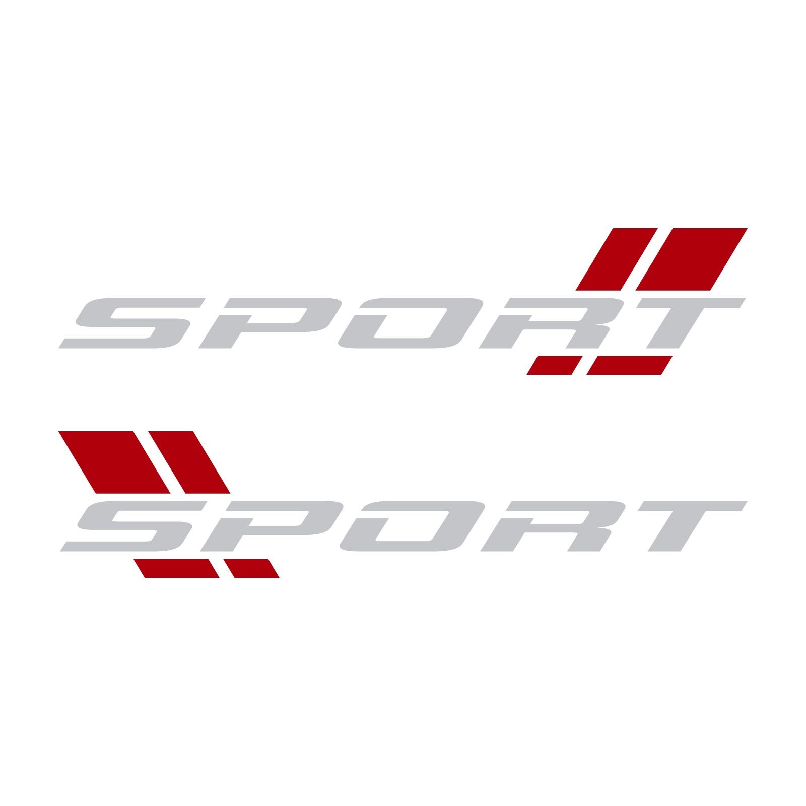 Pair Sport Decal Vinyl Stickers (Left & Right) for Cars Truck Racing Performance