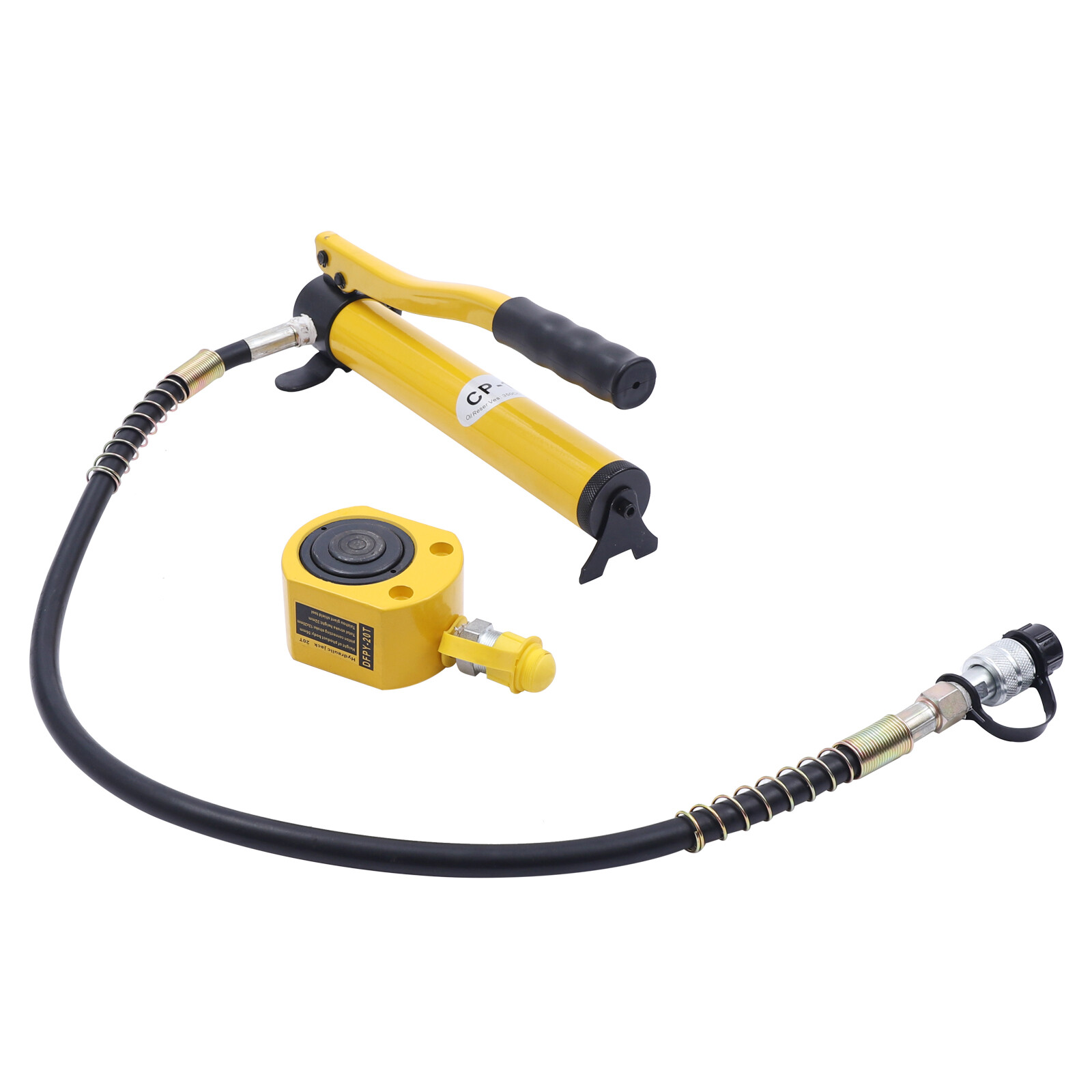 20 Ton Porta Power Hydraulic Jack Air Pump Lift Ram Body Frame Repair Tool Kit