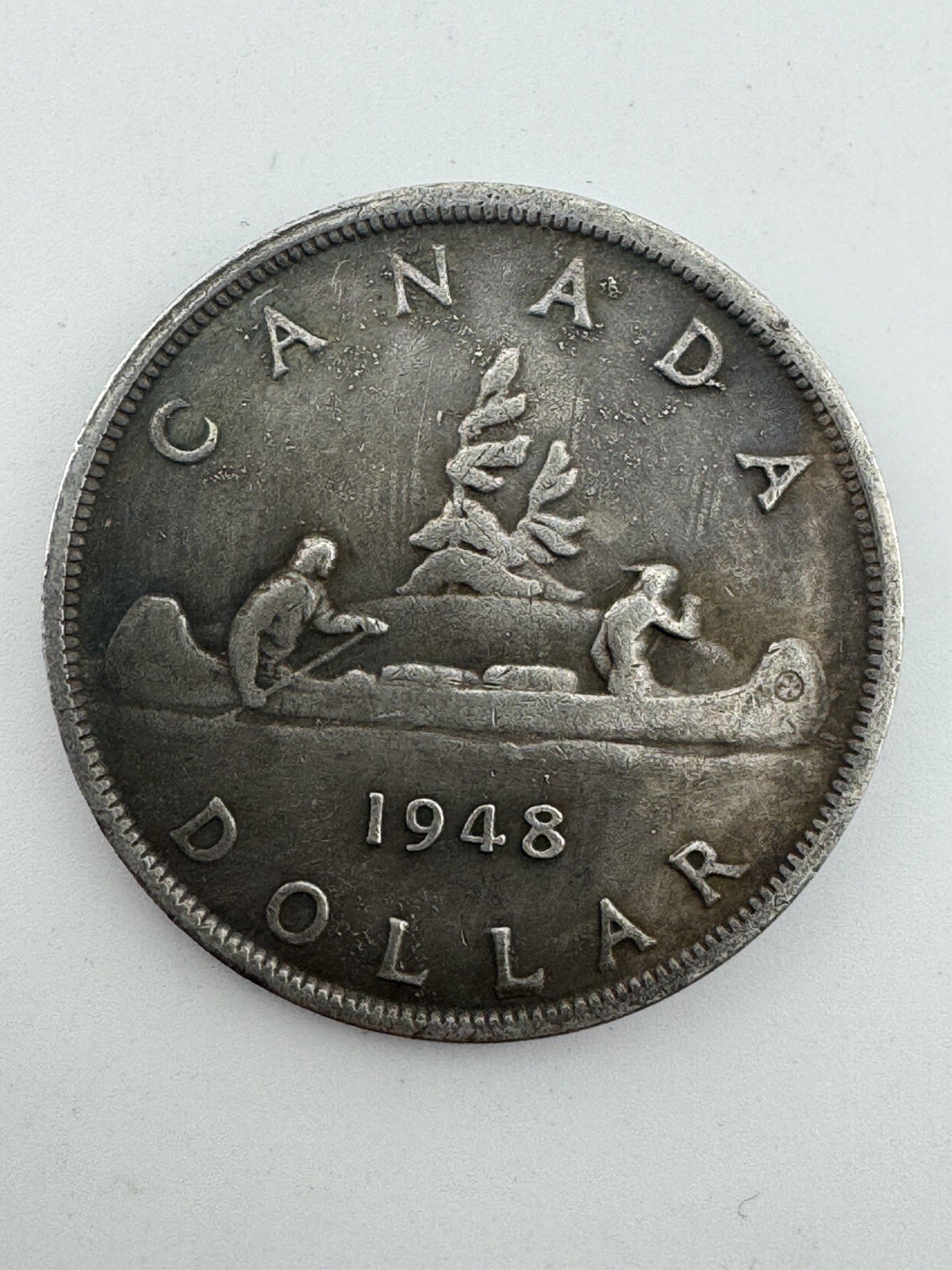 Coin Canada 1948  Dollar $1 King George VI KM#46