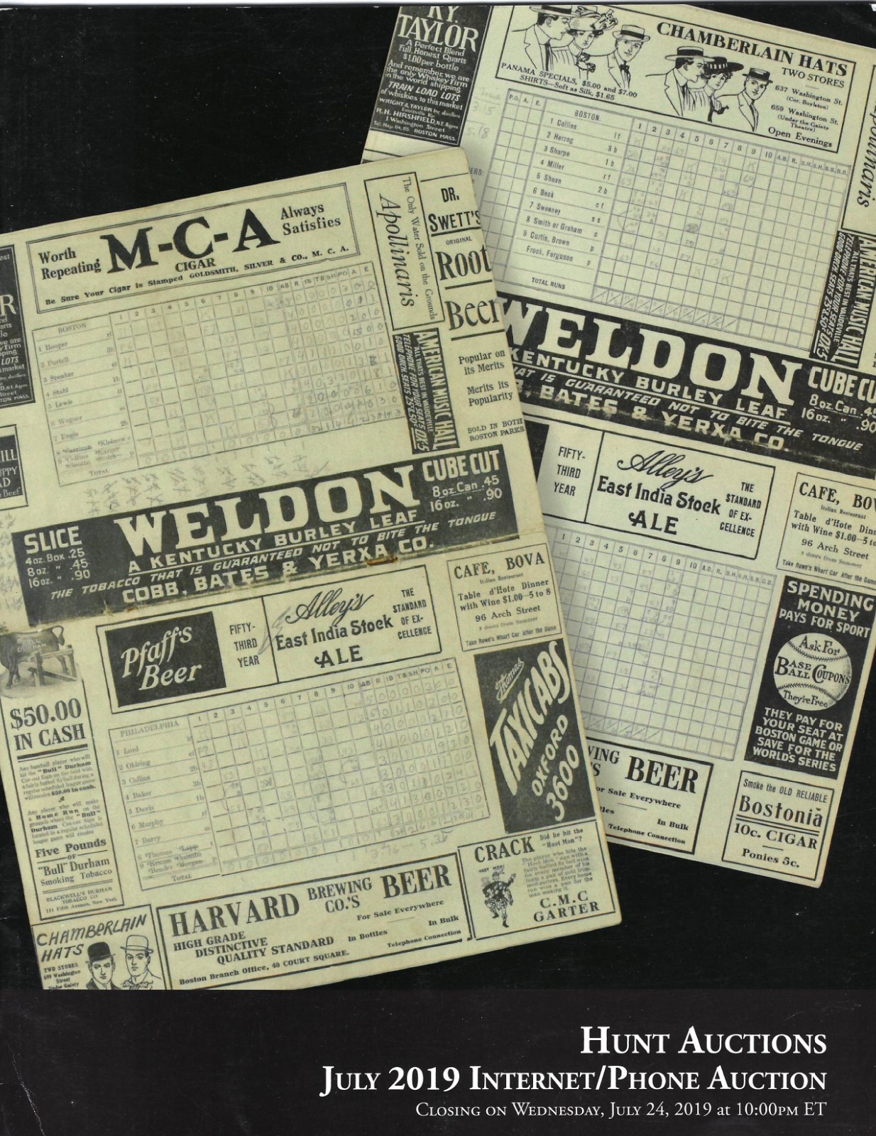 Hunt Auctions Catalogue July 2019 Internet / Phone Auction