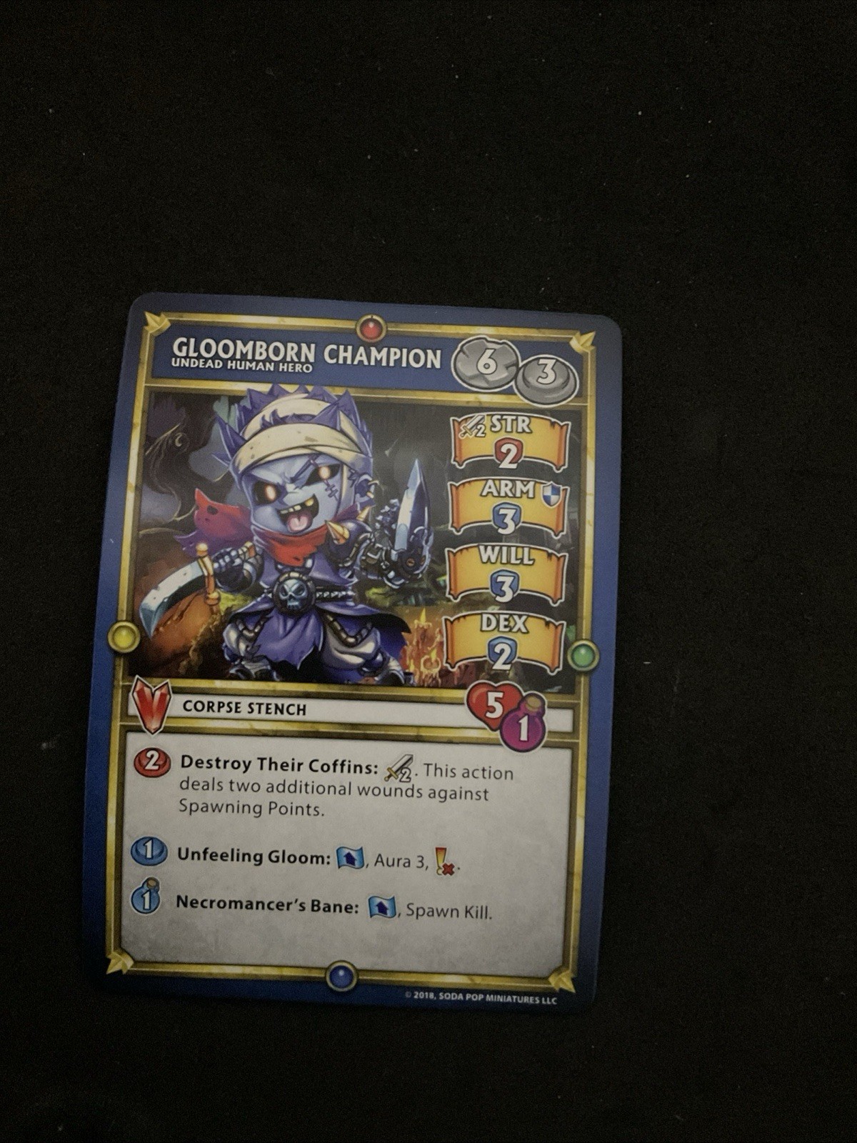 Super Dungeon Explore Gloomborn Champion Character Pack Soda Pop Miniatures