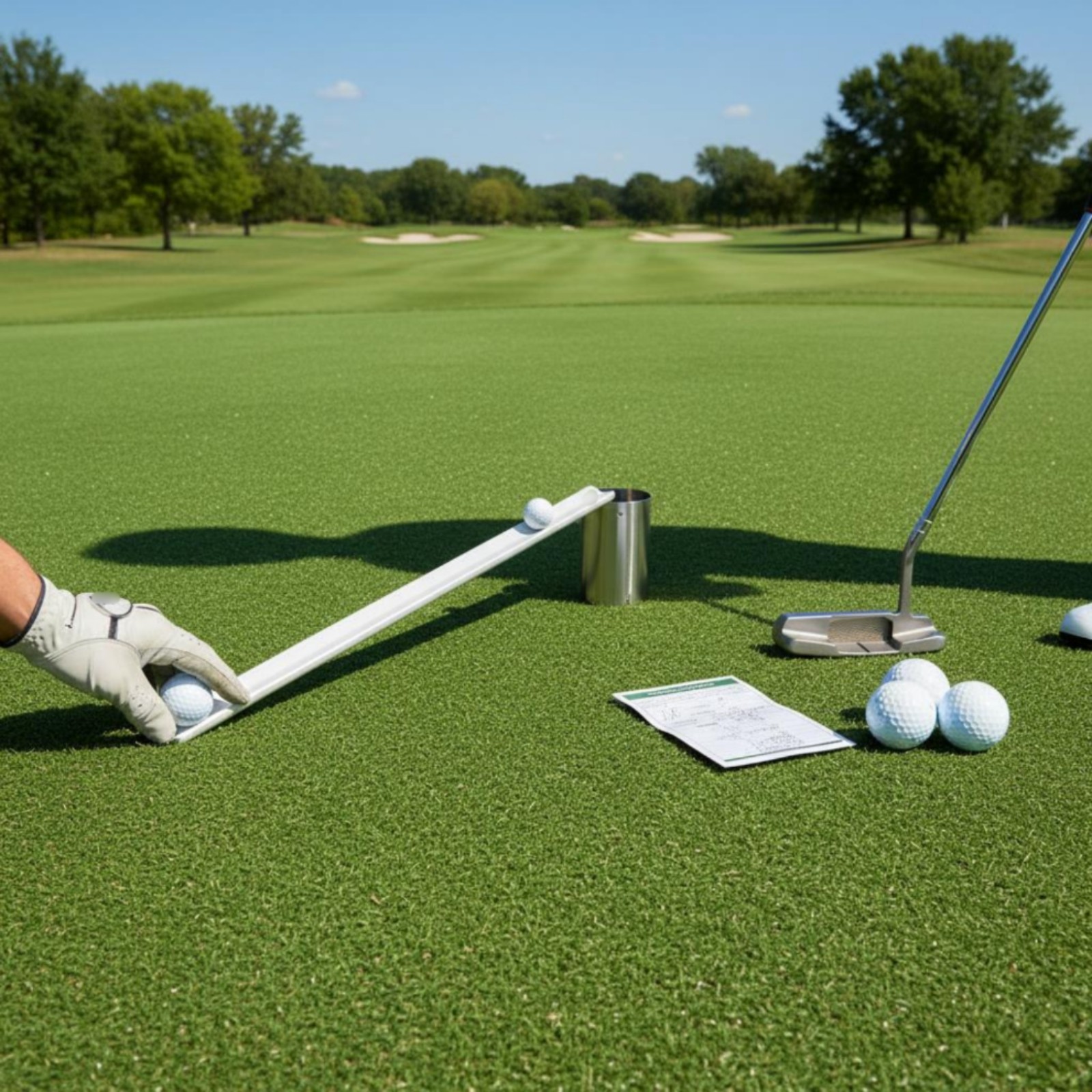 Putting Putting Surface Speed Meter Long-Lasting Stroke Meter Distance Control