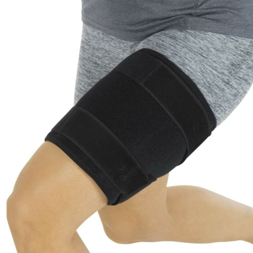 2pc Adjustable Leg Support Brace Thigh High Compression Sleeve Socks Pain Relief