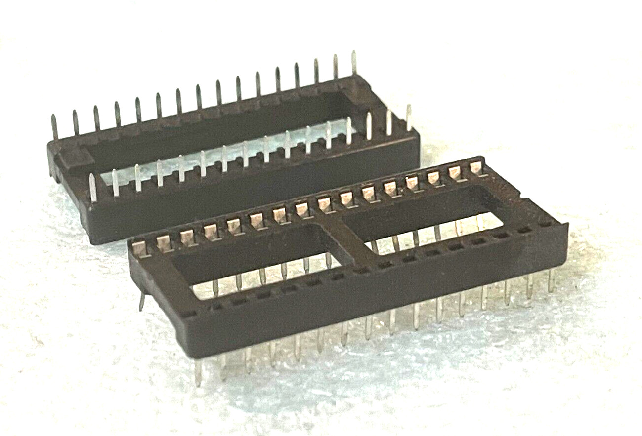 LOT OF 8:  NEW 32 PIN WIDE DIP IC SOCKET USA STOCK RM2-IC5-6