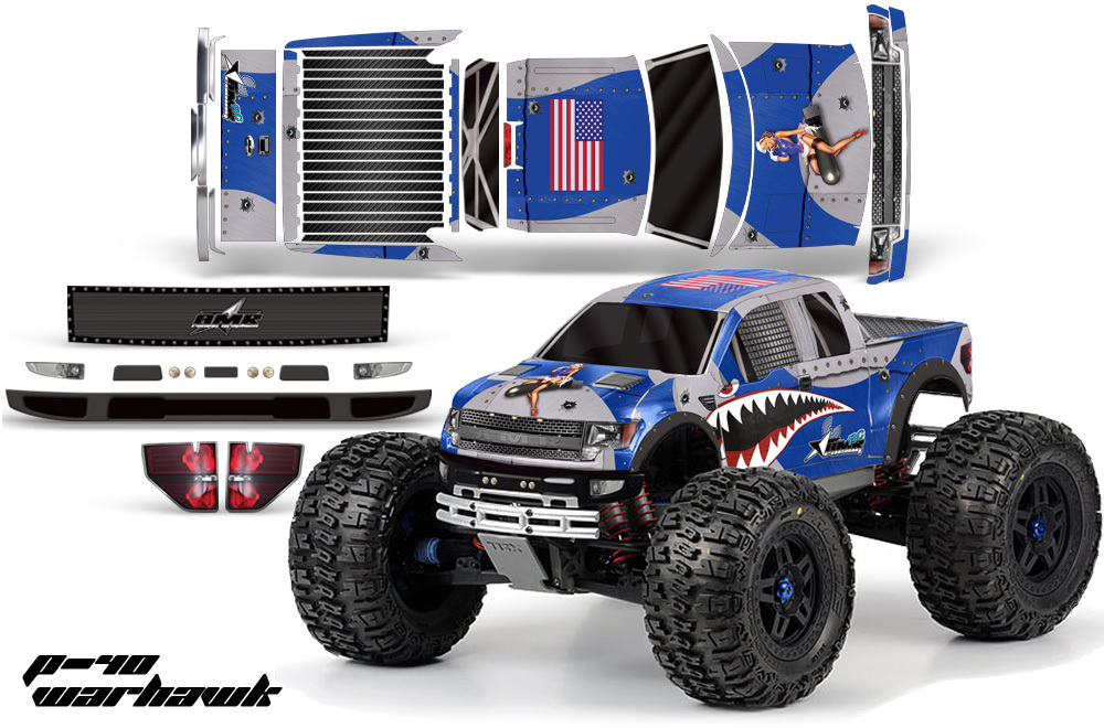 AMR Proline Ford F150 Raptor SVT 4X4 Truck Slash RC Graphic Decal Kit 1/10 WRHWK
