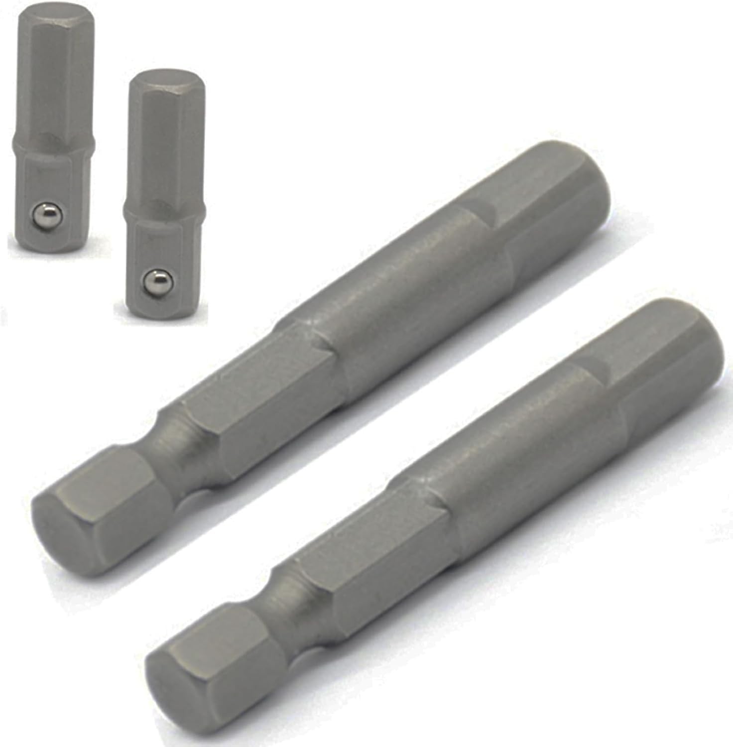 1/4 Hex to Socket Adapter,Hex Square 1/4" Bit inch