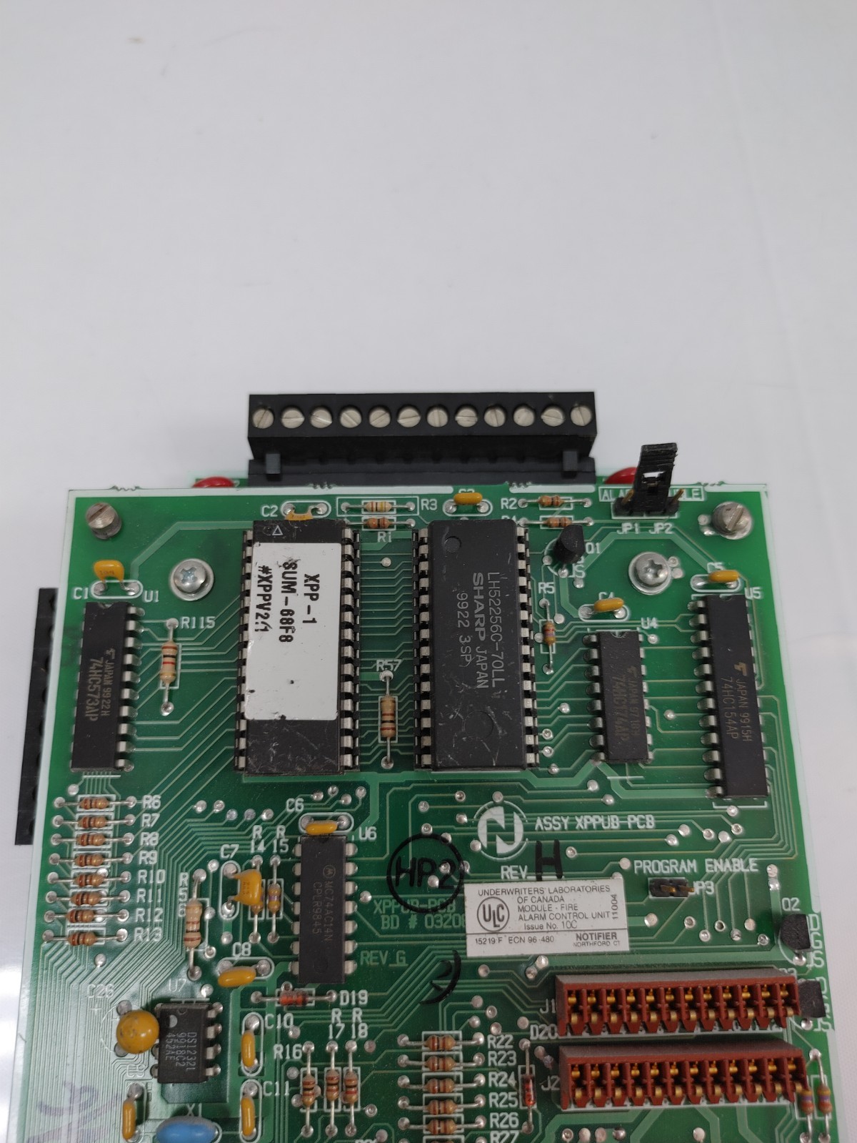 Notifier XPPUB-PCB REV H Fire Alarm Power Supply
