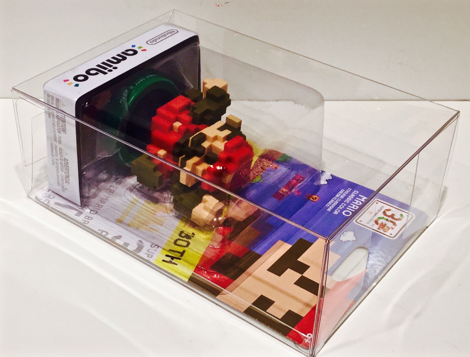 2PC Clear Box Protectors Display Cases For NINTENDO AMIIBO NEW SMALL SIZE ONLY!