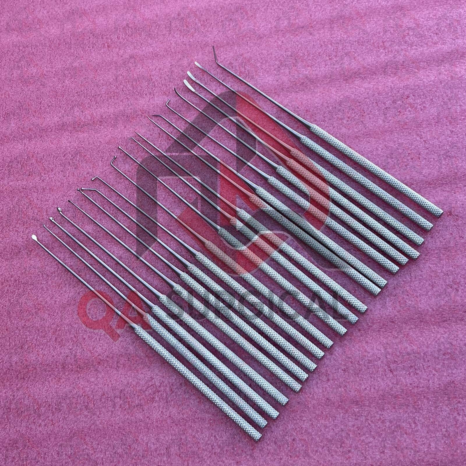 New Micro Dissector Expanded 20 PCs Set, Neurosurgery Set
