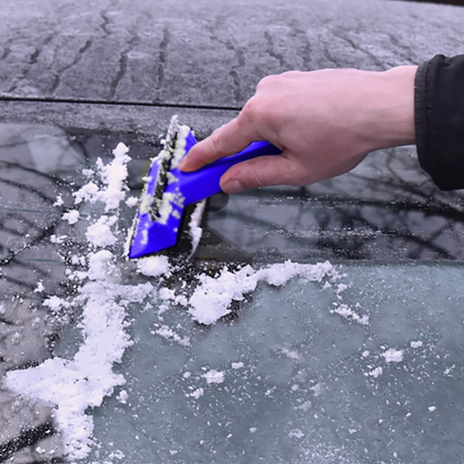 Goodyear Car Windscreen Ice Scraper Squeegee Sponge Ice and snow removal tool