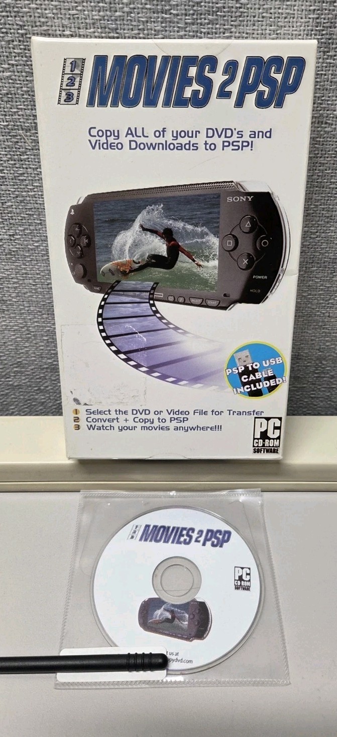 123 Movies 2 PSP Software PC CD-ROM