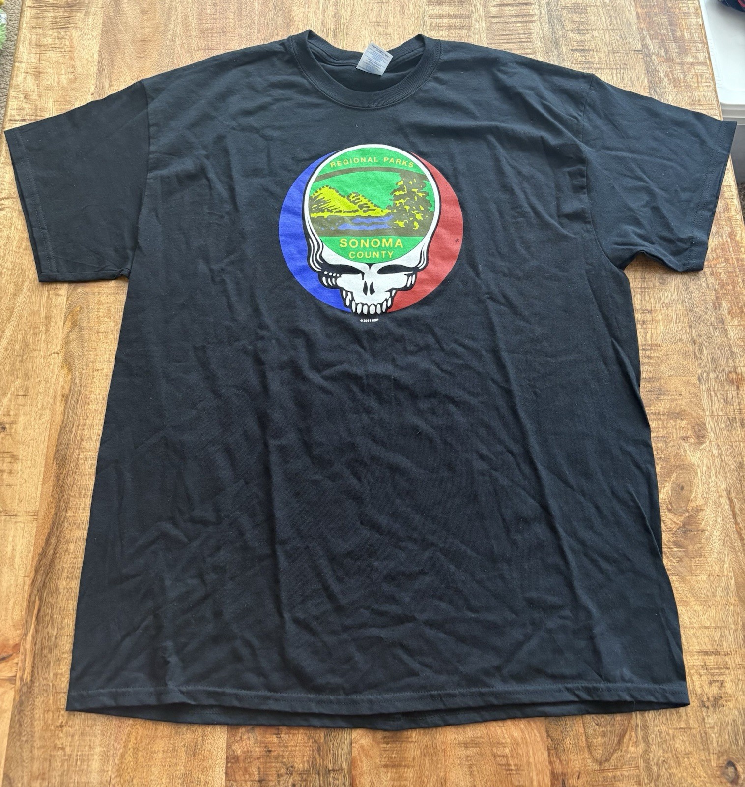 Grateful Dead Vintage 2011 Sonoma County Shirt Size XL Black New