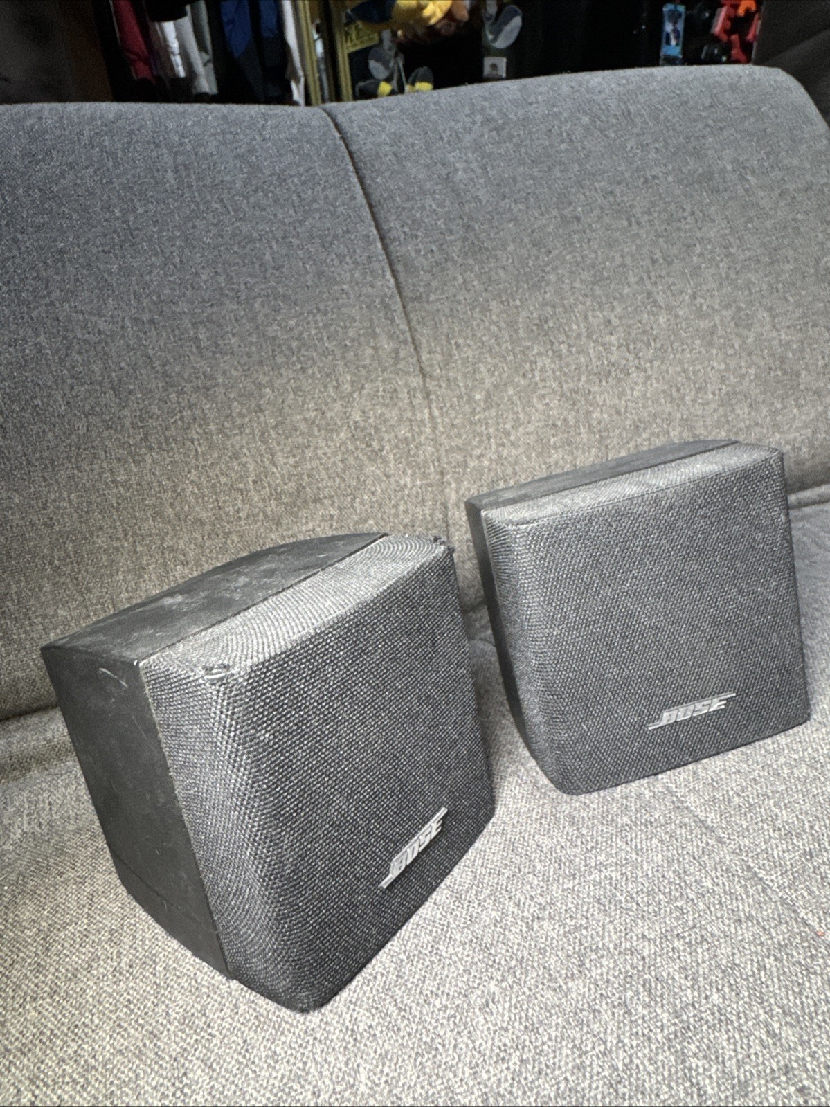 Bose Lifestyle VTG Small Cube Jewel Speaker Surround Sound Home Theater  Lot X2