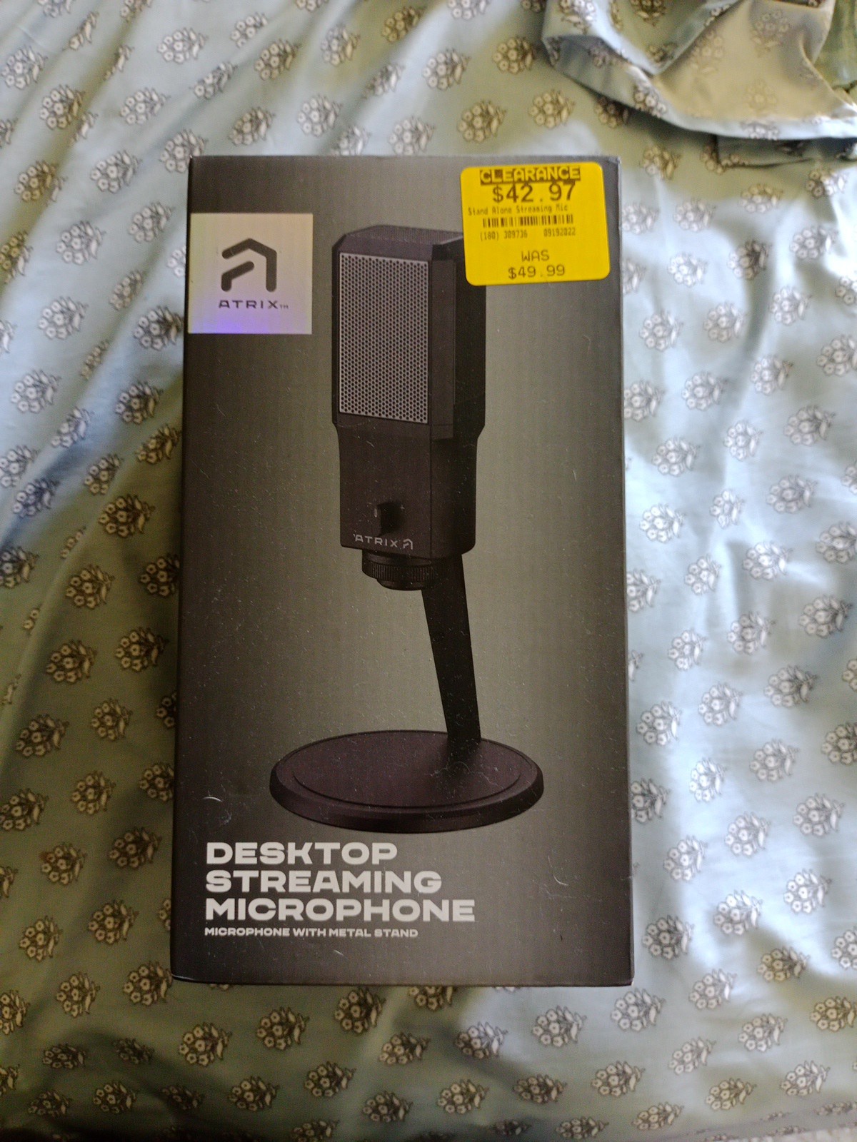 Atrix Desktop USB Streaming Microphone for PC