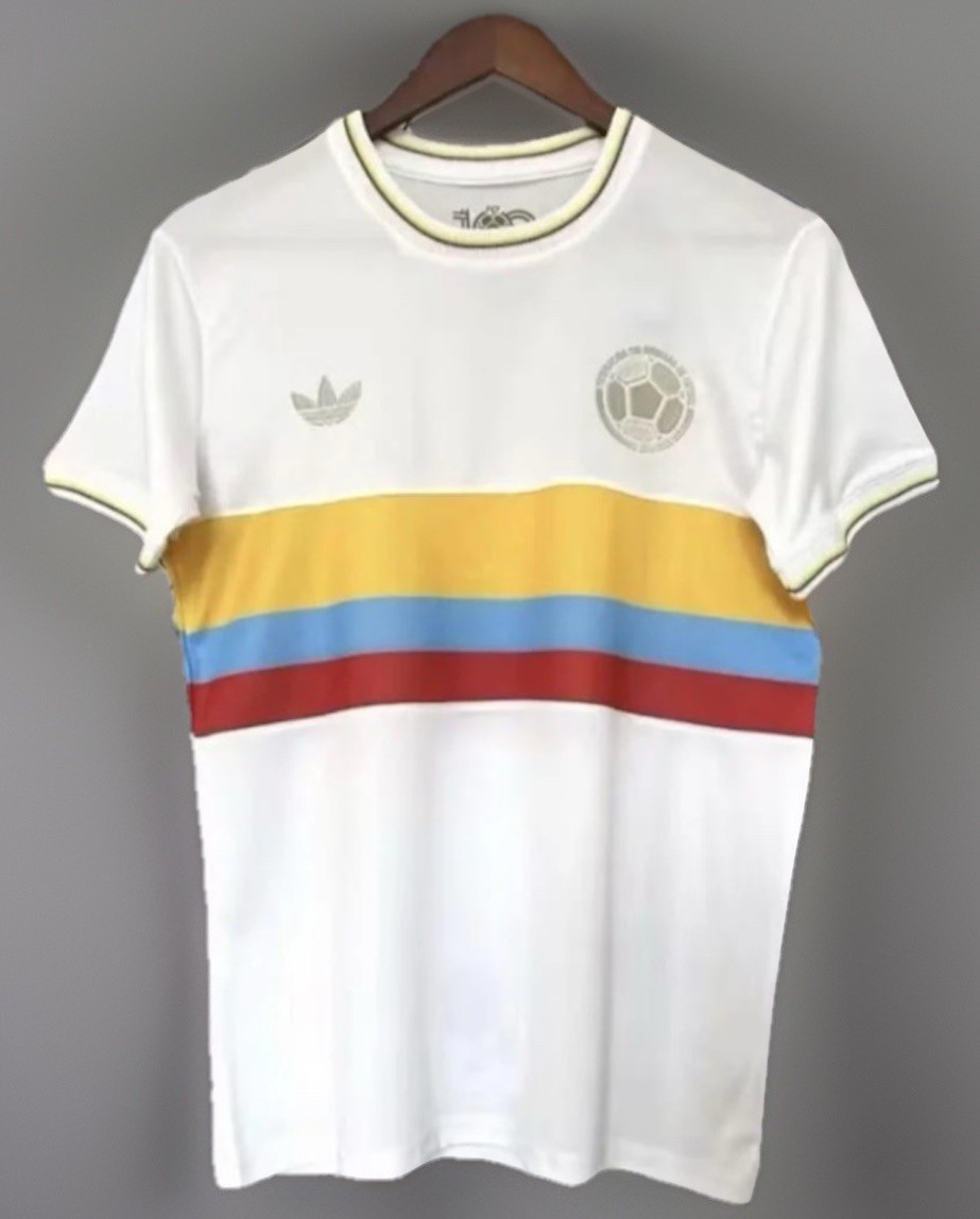 COLOMBIA SOCCER FOOTBALL SHIRT JERSEY ADIDAS RARE LARGE