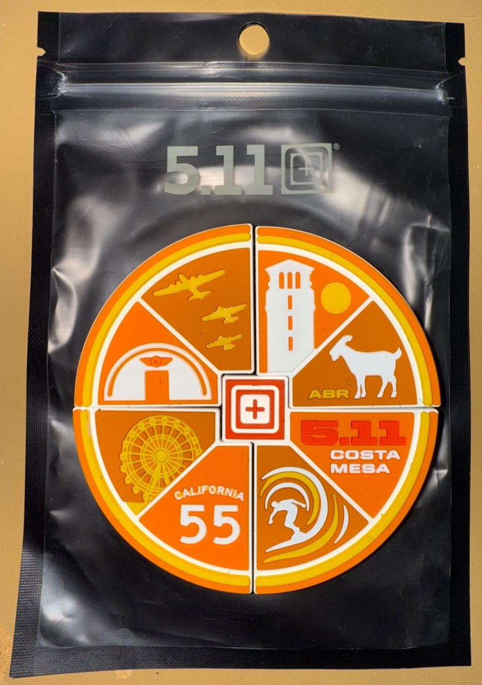 5.11 Tactical Costa Mesa Store Opening Exclusive Puzzle Patch Rare Style # 92463