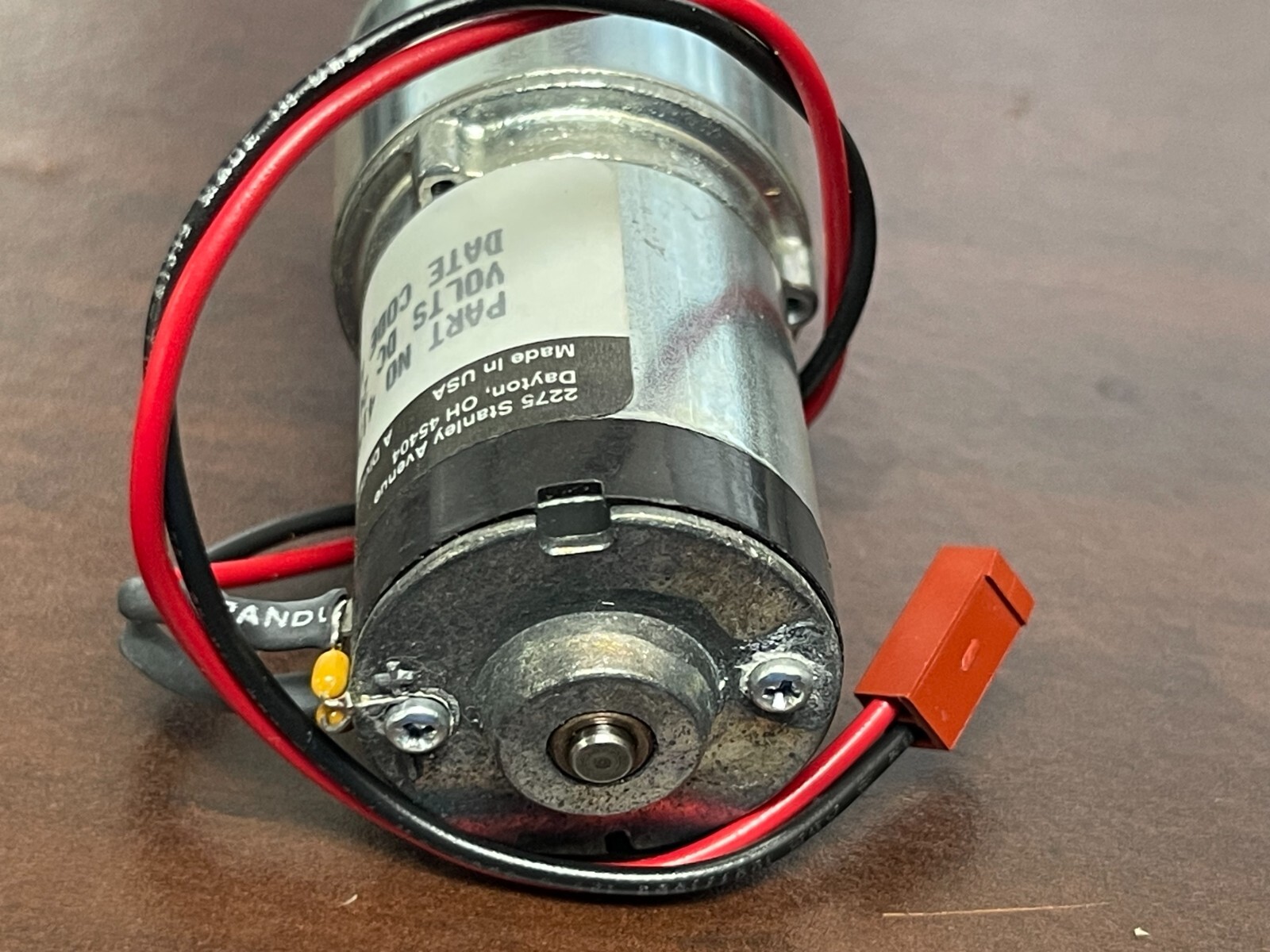 Globe 24VDC Gear Head Stepper Motor 415A415A288-3