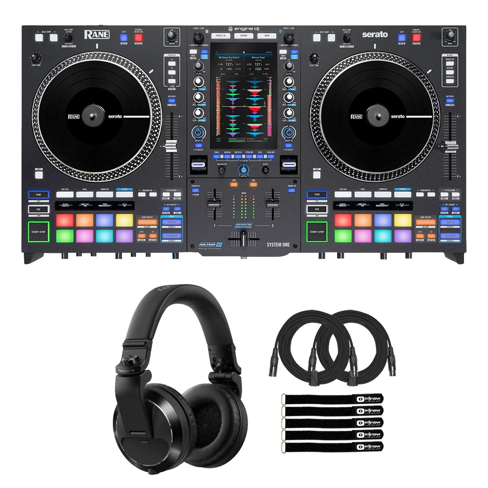 Rane SYSTEM ONE All-in-One Motorized Platters Stems Standalone DJ System Pack