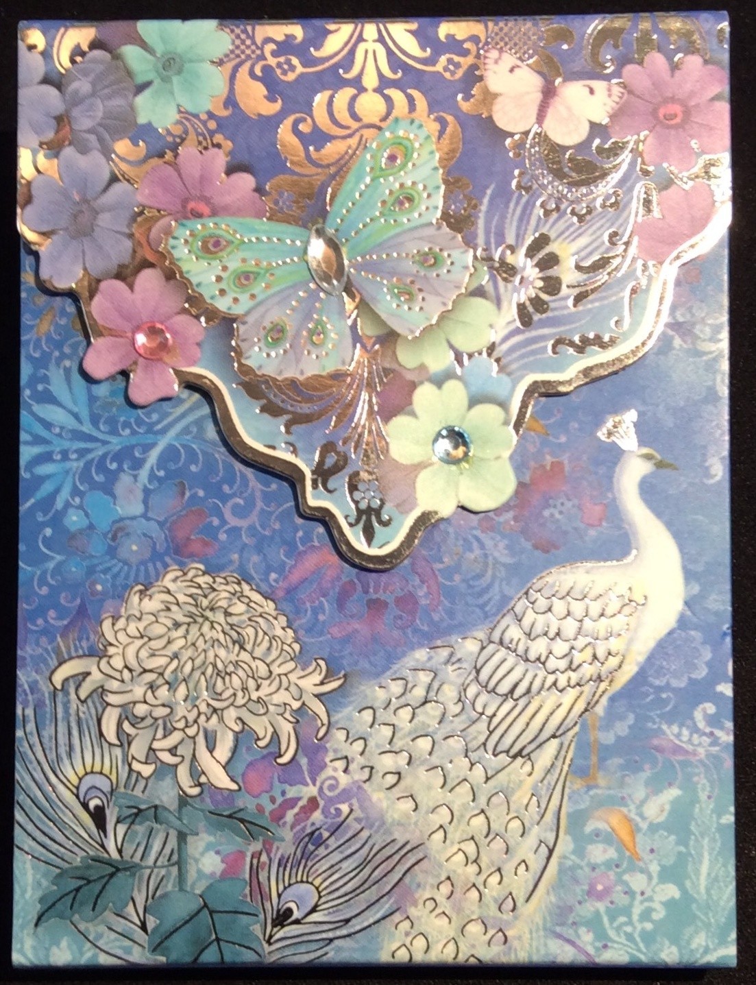 Punch Studio Retired Vtg VHTF Mini Note Pad | Peacock | 66522