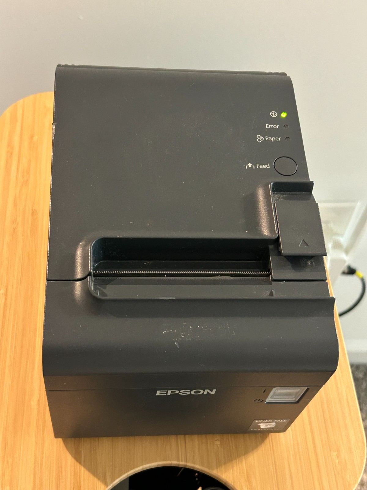 Epson TM-L90 M313A Thermal Label Receipt Printer Ethernet USB Powers On Untested