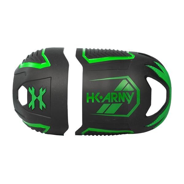 HK Army Vice FC Paintball Tank Cover - Fits 48ci 68ci 80ci Black/Lime Green NEW