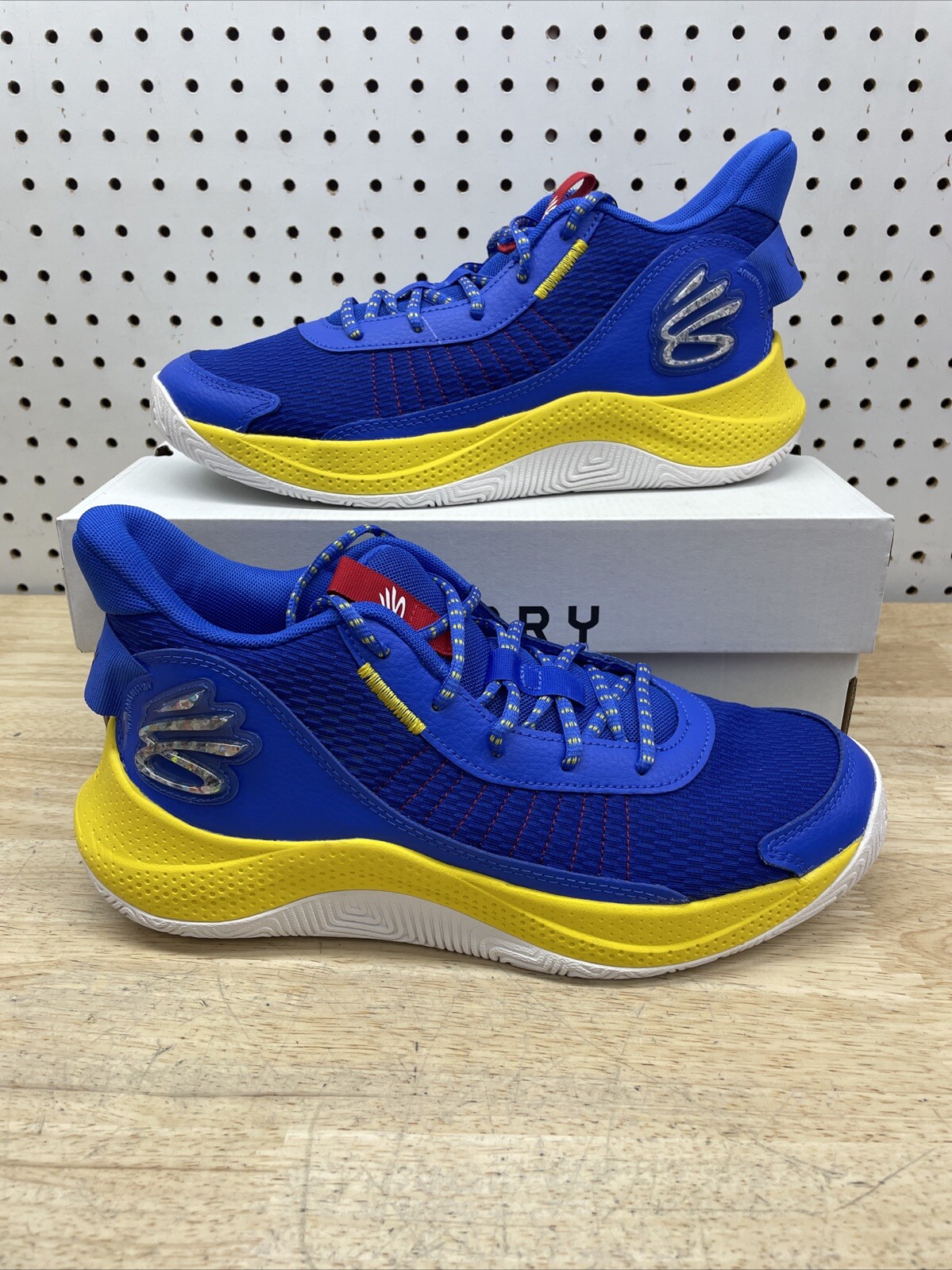 Under Armour UA CURRY 3Z7 Basketball Shoes 3026622-400 Blue Warriors Men’s Sizes