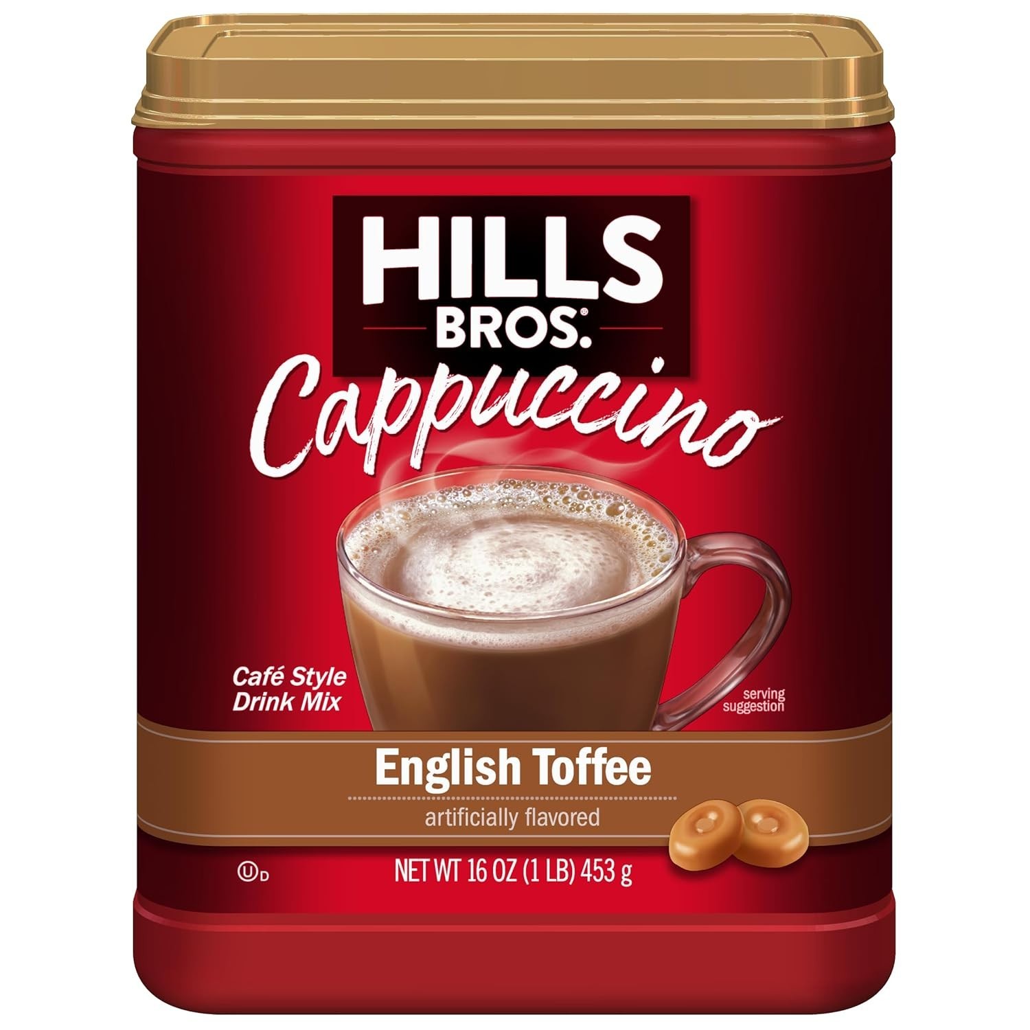 Hills Bros. Instant Cappuccino Mix - Easy to Use and Convenient - Frothy