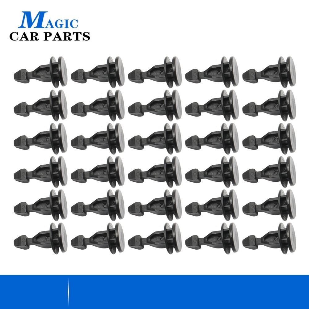 30PCS For Honda 91547-TZ5-A02 Car Striker Engine Bulkhead Cover Retainer Clips
